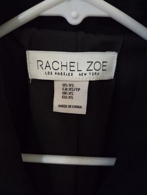 Rachel Zoe Black Blazer with Branded Label